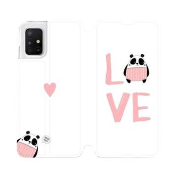 Flipové pouzdro na mobil Samsung Galaxy A51 - MH09S Panda LOVE (5903516122769)