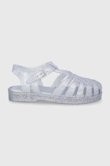 Dětské sandály Melissa stříbrná barva