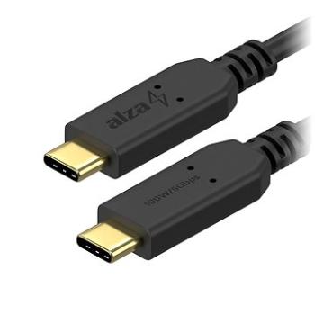 AlzaPower Core USB-C / USB-C 3.2 Gen 1, 5A, 100W, 1m černý (APW-CBTC3010B)