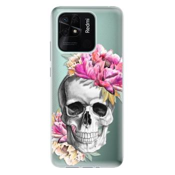 Odolné silikonové pouzdro iSaprio - Pretty Skull - Xiaomi Redmi 10C