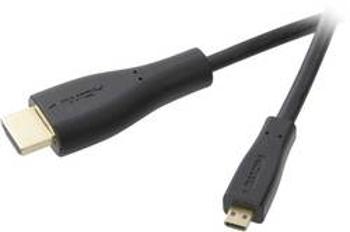 HDMI kabel SpeaKa Professional [1x HDMI zástrčka - 1x HDMI zástrčka] černá 45.00 cm