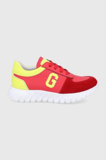 Dětské boty Guess červená barva