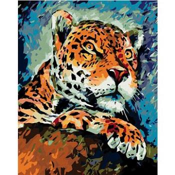 Diamondi - Diamantové malování - ČÍHAJÍCÍ GEPARD, 40x50 cm, bez rámu a bez vypnutí plátna (606046A)