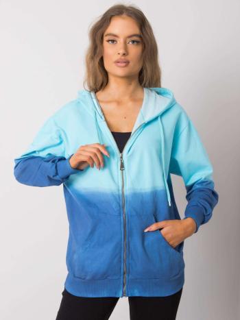 TYRKYSOVO-MODRÁ OMBRE MIKINA FA-BL-7340.40P-TURQUOISE-BLUE Velikost: ONE SIZE