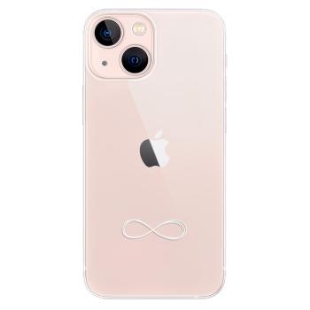 Odolné silikonové pouzdro iSaprio - čiré - Infinity - iPhone 13 mini