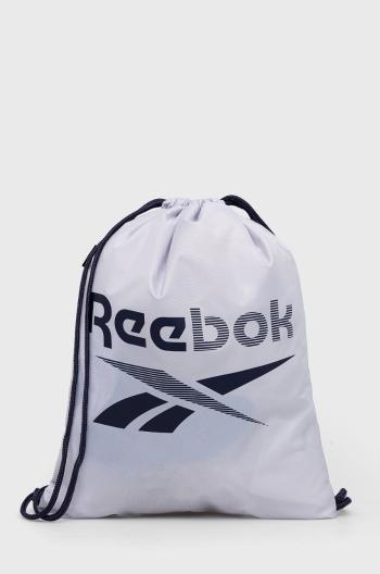 Batoh Reebok fialová barva, s potiskem