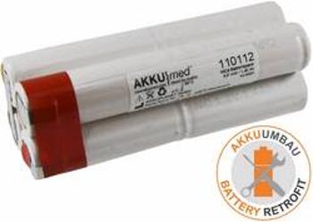 Akumulátor pro lékařské přístroje Akku Med Náhrada za originální akumulátor GA626-1400 9.6 V 1400 mAh