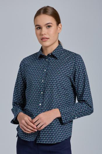 KOŠILE GANT D1. REG GEOMETRIC SHIRT modrá 42