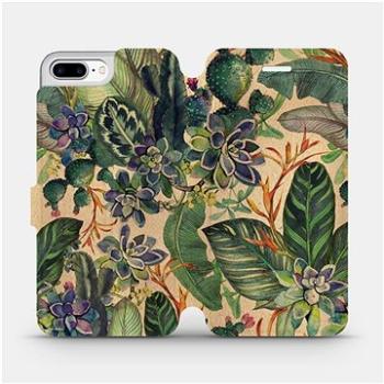 Flip pouzdro na mobil Apple iPhone 8 Plus - VP05S Sukulenty (5903516771325)