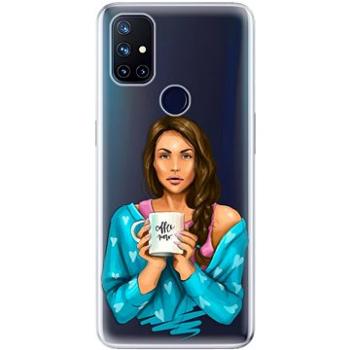 iSaprio Coffe Now - Brunette pro OnePlus Nord N10 5G (cofnobru-TPU3-OPn10)
