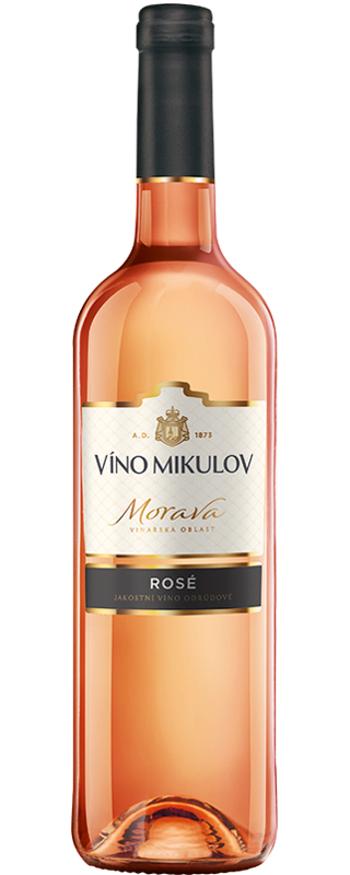 Víno Mikulov Frankovka Rosé 0.75l