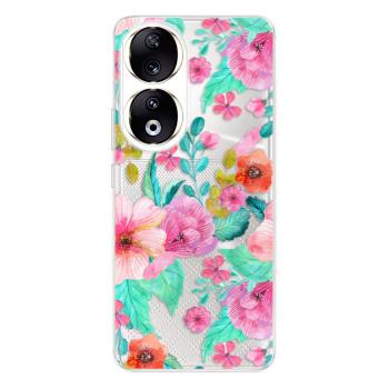 Odolné silikonové pouzdro iSaprio - Flower Pattern 01 - Honor 90 5G