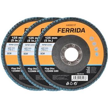 FERRIDA Flap Disc 125MM G80 3ks