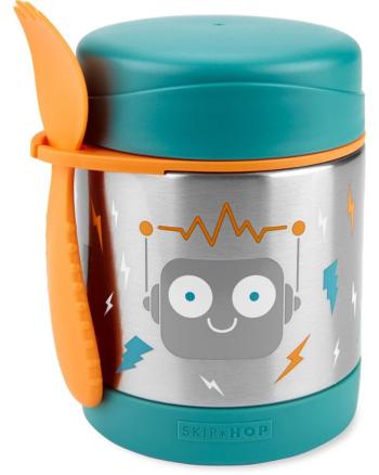 Skip hop Spark Style Termoska na jídlo se lžičkou/vidličkou Robot 325 ml, 3r+