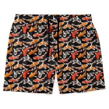 Pánské plavky short – Koi kapři (Velikost: XL)