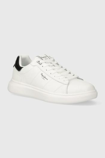 Kožené sneakers boty Pepe Jeans EATON BASIC černá barva, PMS30981