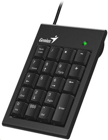 GENIUS numerická klávesnice NumPad 100/ Drátová/ USB/ slim design/ černá