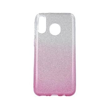 TopQ Samsung M20 glitter stříbrno-růžový 40522 (Sun-40522)