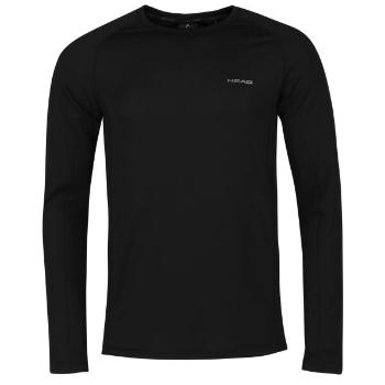Head PALLONE Pánské triko s dlouhým rukávem, černá, velikost XL