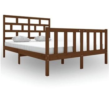 Rám postele medově hnědý masivní borovice 120 × 200 cm, 3101346 (3101346)