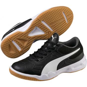Puma TENAZ JR Juniorská sálová obuv, černá, velikost 34