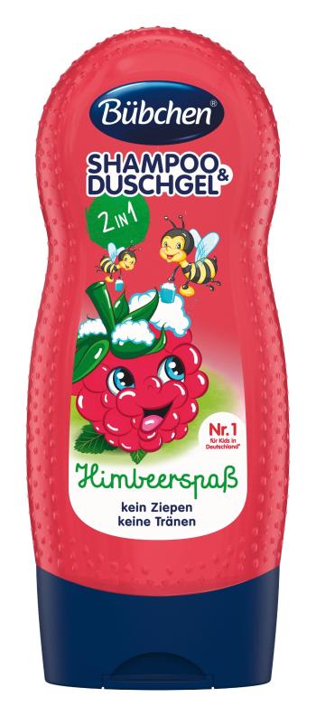 Bübchen Kids Šampon a sprchový gel MALINA 230 ml