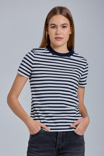 TRIČKO GANT D1. ICON G STRIPED SS T-SHIRT modrá XS