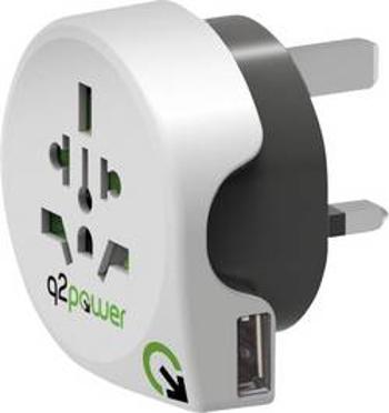 Cestovní adaptér Q2 Power World to Great Britain with USB 1.100130