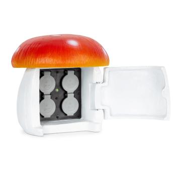 Blumfeldt Power Mushroom Smart, zahradní zásuvka, ovládání WiFi, 3680 W, IP44