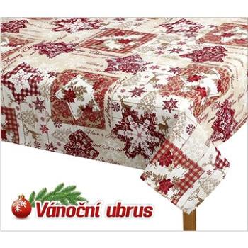 Bellatex Ubrus VÁNOCE - 70 × 70 cm - vánoční patchwork (3352)