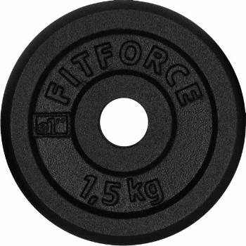 Fitforce PLB 1,5KG 25MM Nakládací kotouč, černá, velikost 1,5 KG