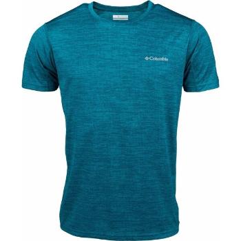 Columbia ALPINE CHILL™ ZERO SHORT SLEEVE CREW Pánské funkční tričko, modrá, velikost S