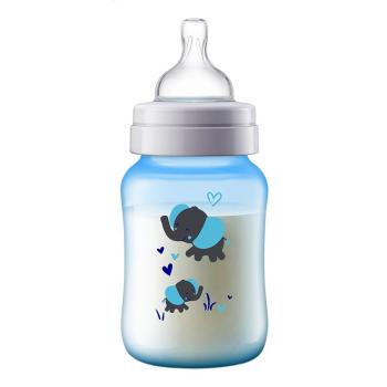 Philips Avent Lahev Anti-colic 260 ml 1 ks modrá slon