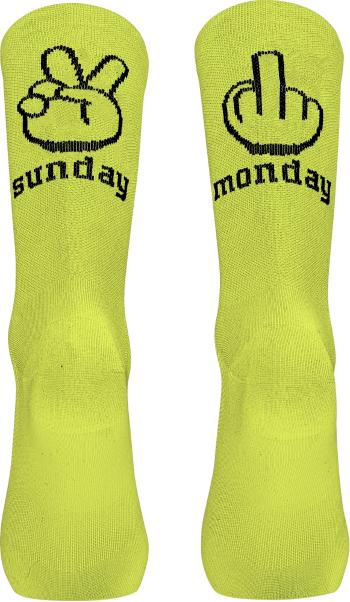 Northwave Sunday Monday Sock - yellow fluo 40-43