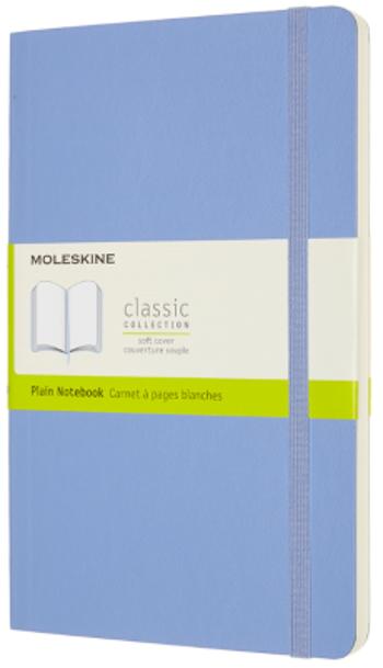 Moleskine Zápisník světle modrý L, měkký čistý