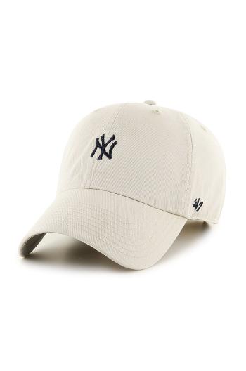 Čepice 47brand New York Yankees bílá barva, s aplikací