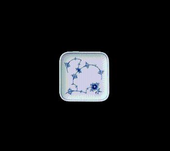 Čtvercový talíř Blue Fluted Plain, 9 x 9 cm - Royal Copenhagen