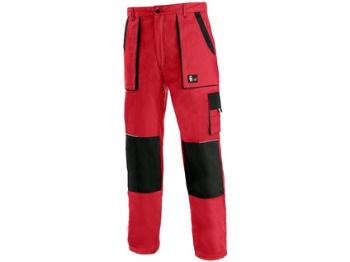 Kalhoty do pasu CXS LUXY JOSEF, pánské, červeno-černé, vel. 54