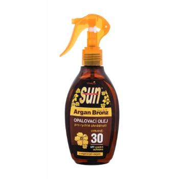 Vivaco Sun Argan Bronz Suntan Oil SPF30 200 ml opalovací přípravek na tělo unisex na všechny typy pleti