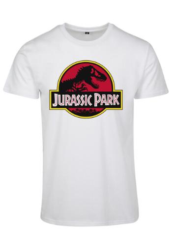 Mr. Tee Jurassic Park Logo Tee white - M