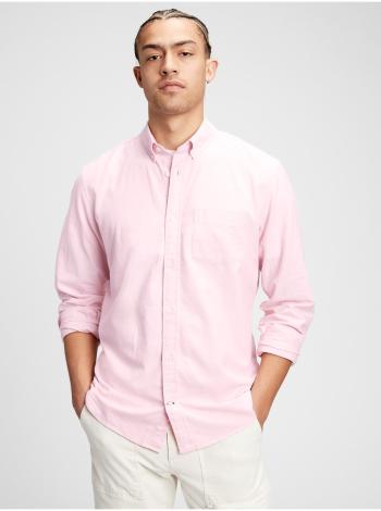 Růžová pánská košile oxford shirt in standard fit
