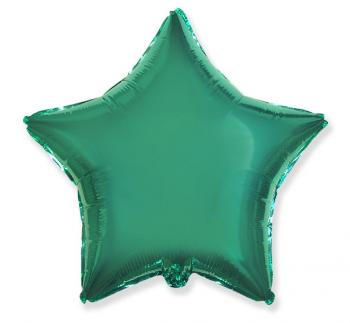 Flexmetal Fóliový balón Hvězda - Tyrkysový 43 cm