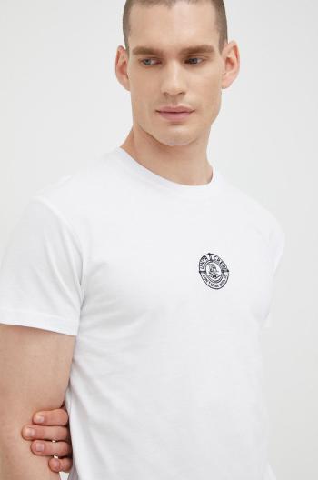 Bavlněné tričko Unfair Athletics bílá barva, s aplikací