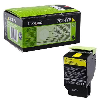 LEXMARK 70C2HYE - originální toner, žlutý, 3000 stran