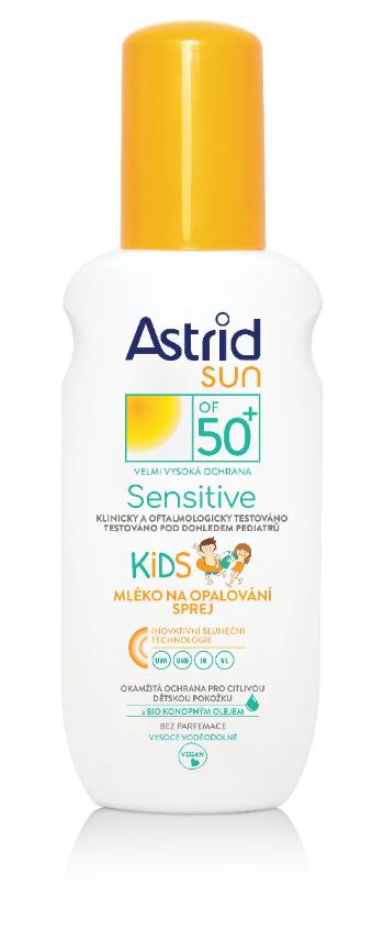 Astrid SUN SENSITIVE Dětské mléko OF 50+ sprej 150 ml