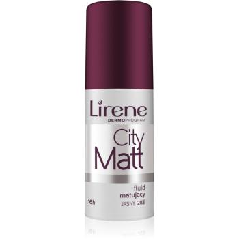 Lirene City Matt matující fluidní make-up s vyhlazujícím efektem odstín 203 Light 30 ml