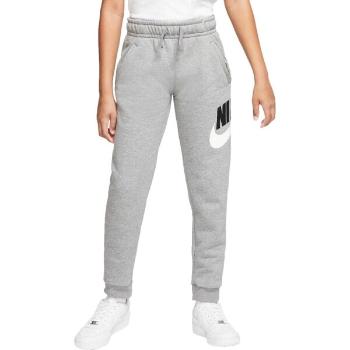 Nike NSW CLUB+HBR PANT B Chlapecké kalhoty, šedá, velikost XS