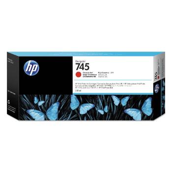 HP 745 F9K06A chromatická červená (chromatic red) originální cartridge