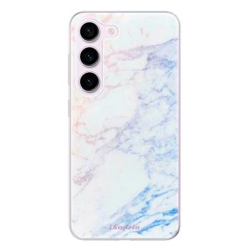 Odolné silikonové pouzdro iSaprio - Raibow Marble 10 - Samsung Galaxy S23 5G