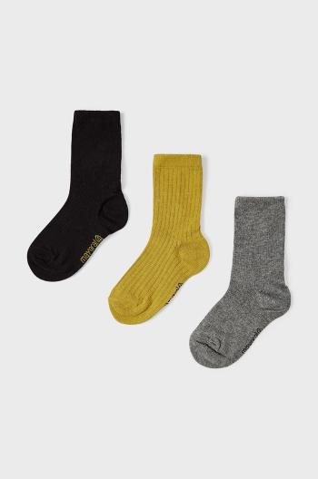 Dětské ponožky Mayoral žlutá barva